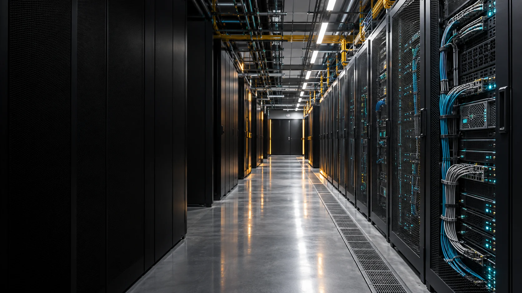 Konseptbilde av servere for drift av programvare